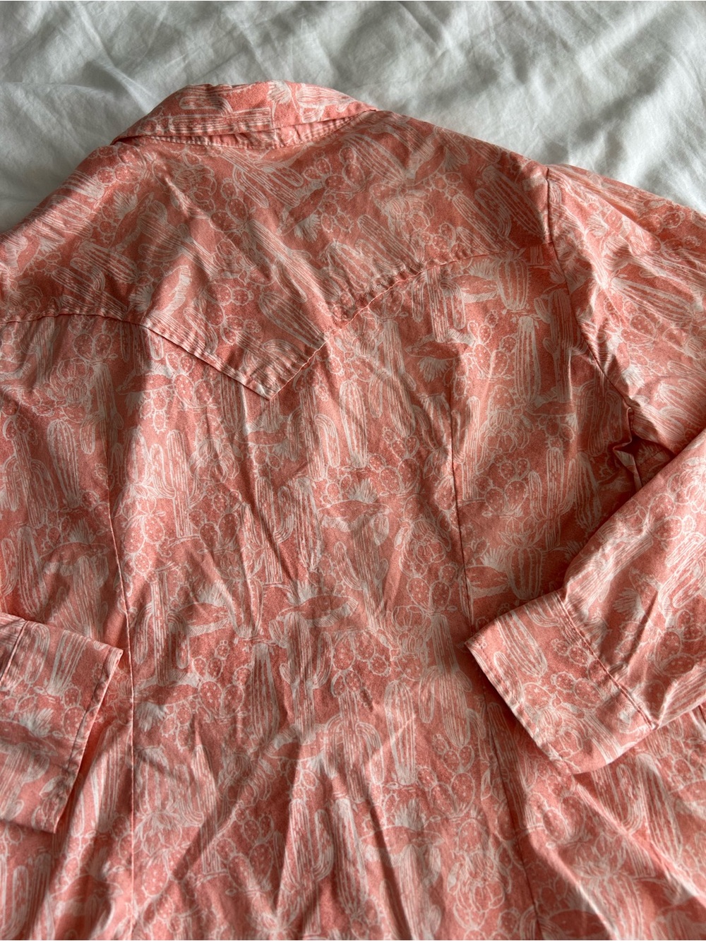 Wrangler Cactus Novelty Printed Long-Sleeve Western Shirt - Picture 9 of 11